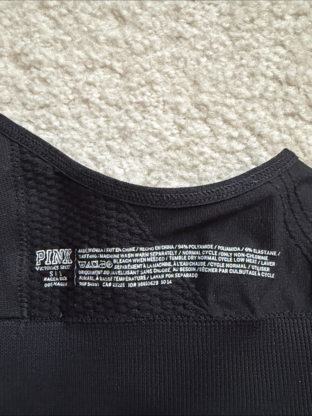 PINK Victoria’s Secret Black Racerback Bralette - Picture 6 of 7